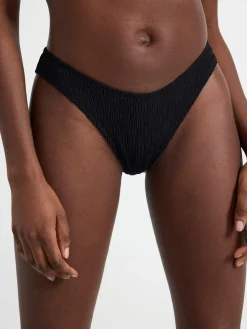 Badkläder>Lindex Brazilian Bikinitrosa Med Krinklad Struktur Black