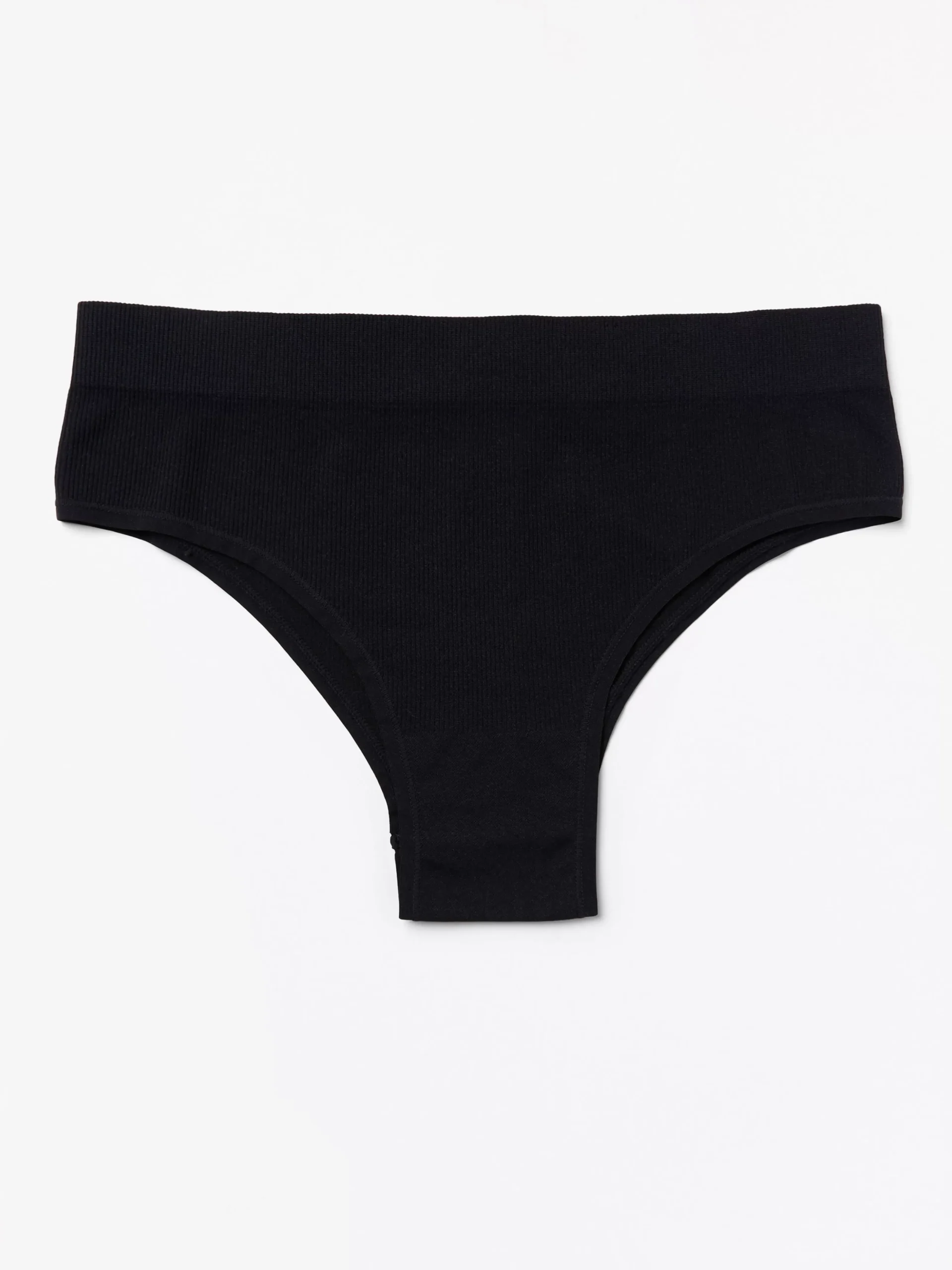 Trosor>Lindex Brazilian High Ribbad Seamless-Trosa Black