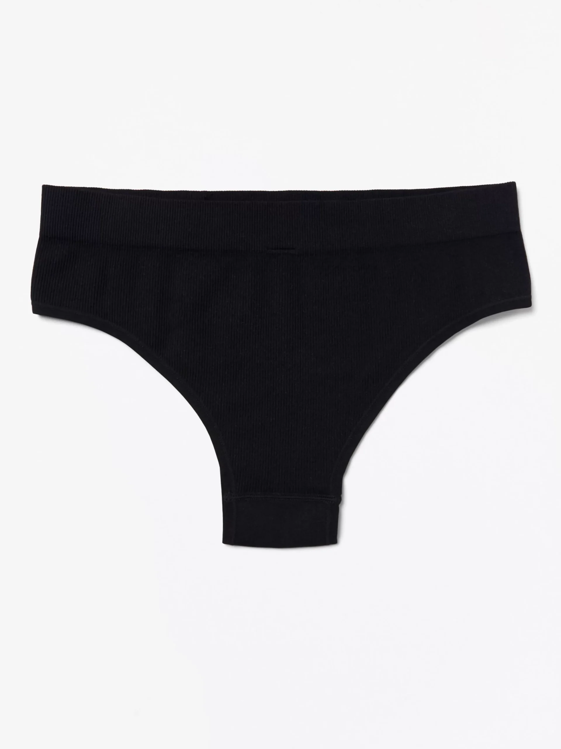 Trosor>Lindex Brazilian High Ribbad Seamless-Trosa Black