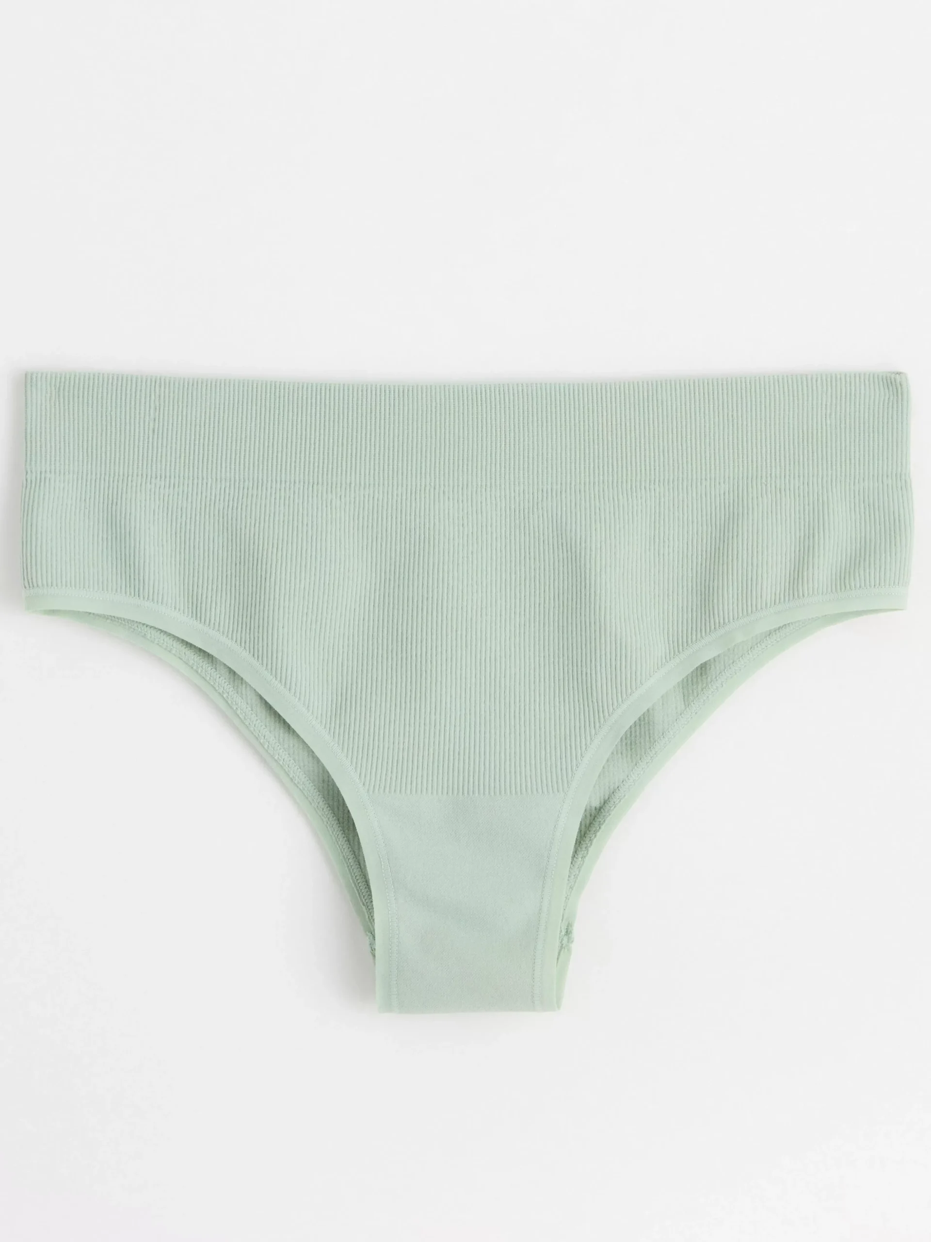 Trosor>Lindex Brazilian High Waist Seamless Trosa Light Dusty Green