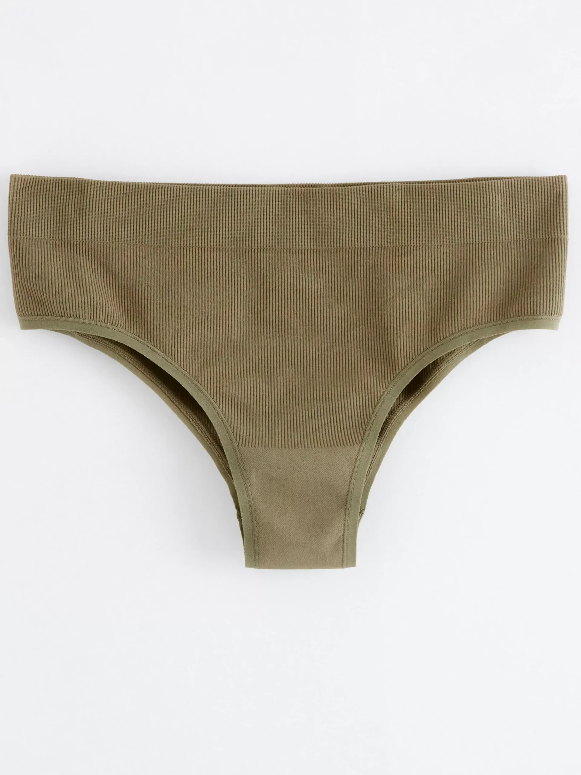 Trosor>Lindex Brazilian High Waist Seamless Trosa Light Dusty Khaki