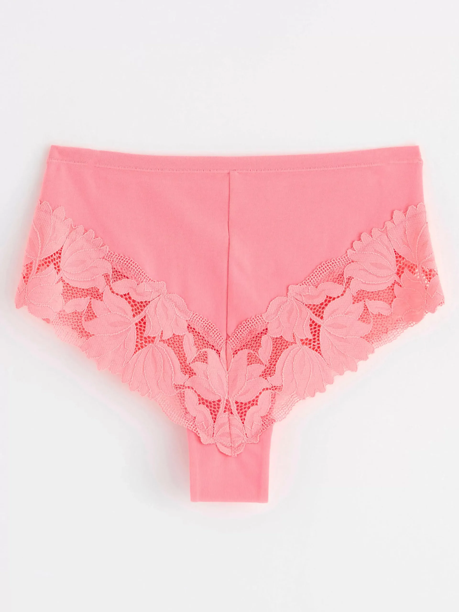 Trosor>Lindex Brazilian Trosa High Waist Med Spets Pink