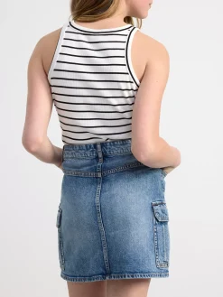 Kjolar>Lindex Cargokjol I Denim