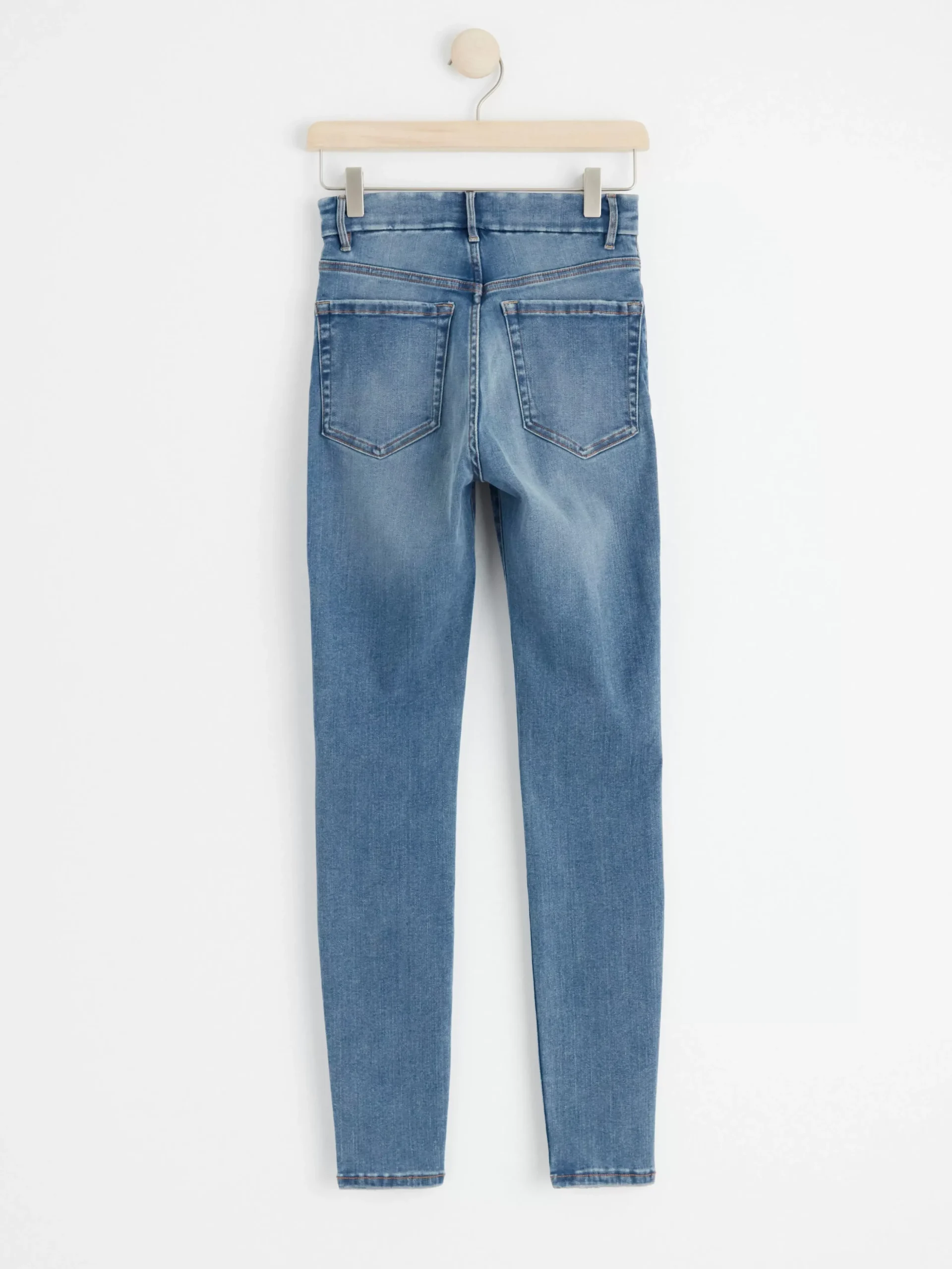 Jeans>Lindex Clara Curve Superstretch-Jeans Med High Waist Denim