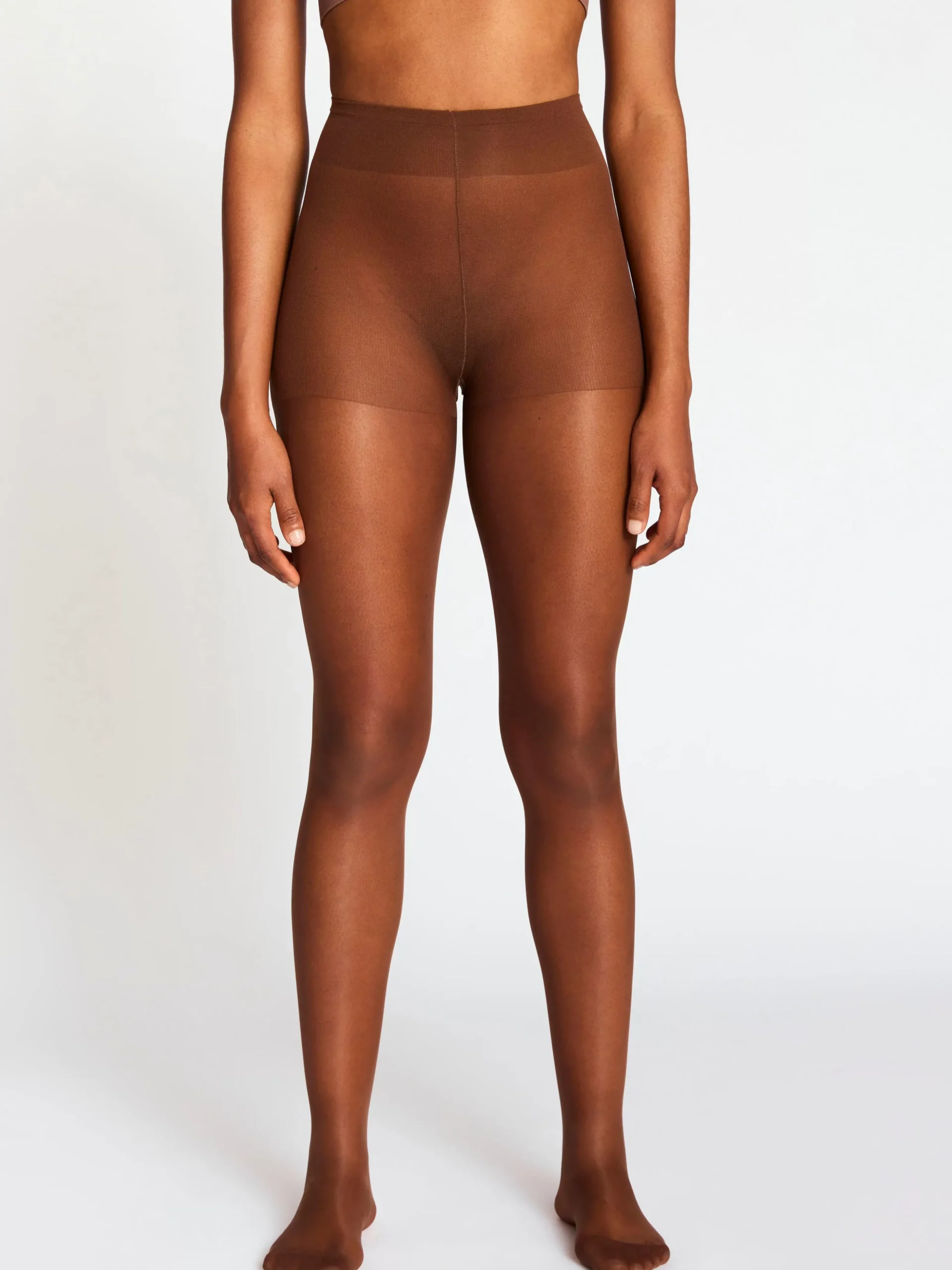 Strumpbyxor & Leggings>Lindex Comfort Waist Semi Shine Strumpbyxor 15 Denier Brown