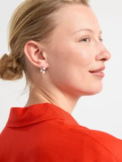 Accessoarer>Lindex Creolorhangen Silver