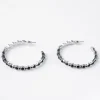 Accessoarer>Lindex Creolorhangen Med Strass Black