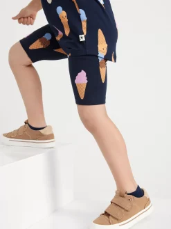 Byxor & Leggings>Lindex Cykelshorts Med Glassar Dark Navy