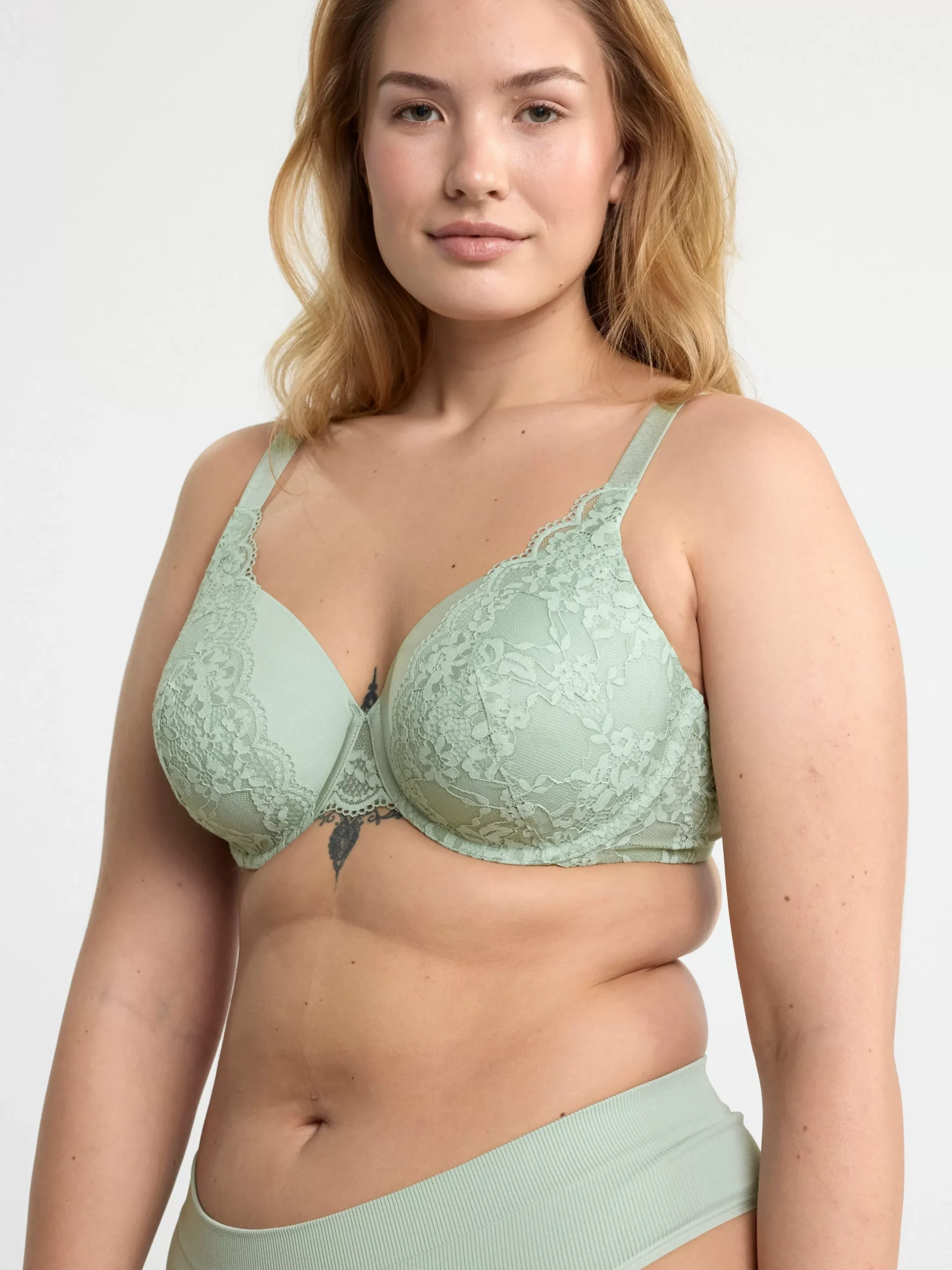 Bh>Lindex Dahlia T-Shirt Bh Light Dusty Green