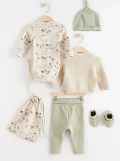Set>Lindex 5-Delat Startpaket For Nyfodda Light Beige