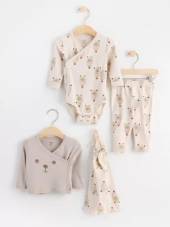 Set>Lindex 3-Delat Startpaket For Nyfodda Light Beige