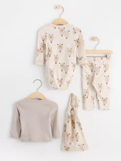 Set>Lindex 3-Delat Startpaket For Nyfodda Light Beige