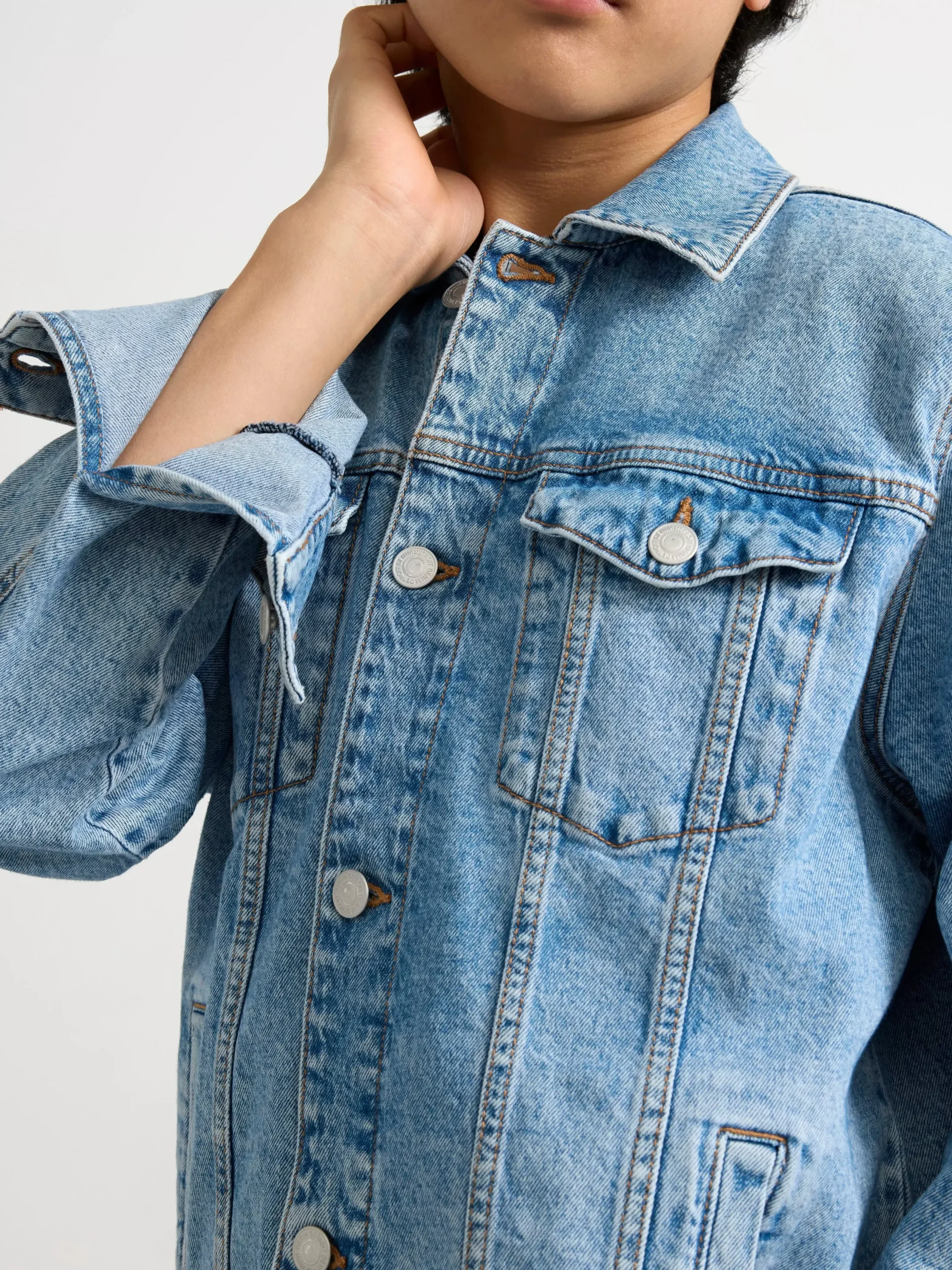 Ytterkläder>Lindex Denimjacka Light Denim