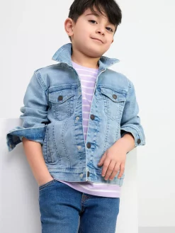 Ytterkläder>Lindex Denimjacka Light Denim