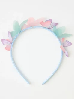 Accessoarer>Lindex Diadem Med Fjarilar Light Pink