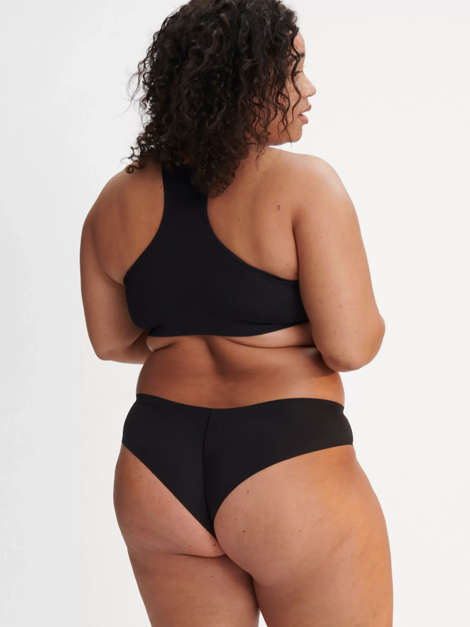 Trosor>Lindex Engineered Brazilian – Menstrosa Med Latt Absorption Black