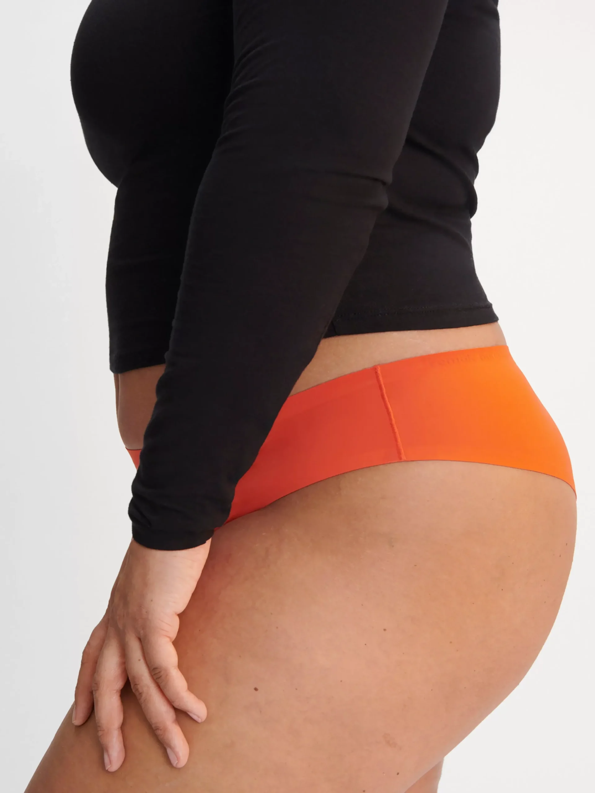 Trosor>Lindex Engineered Brazilian – Menstrosa Med Latt Absorption Orange