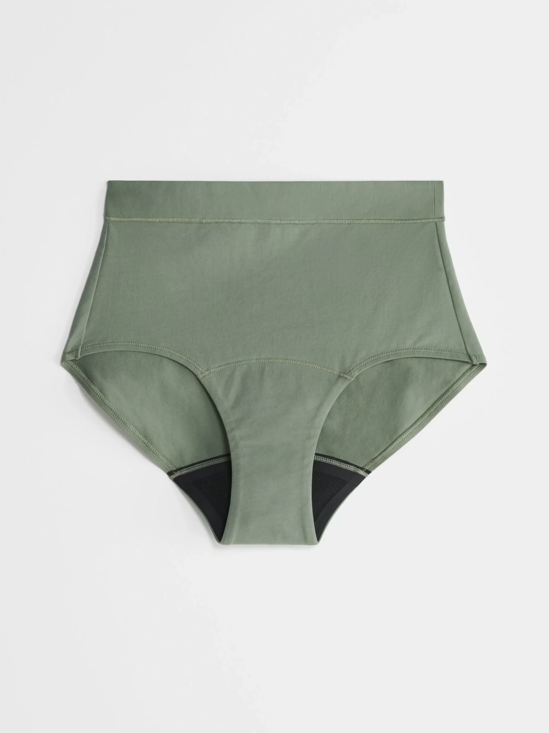Trosor>Lindex Engineered High Waist – Menstrosa Med Hog Absorption Dark Green