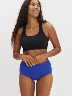 Trosor>Lindex Engineered High Waist – Menstrosa Med Hog Absorption Neon Blue