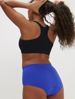 Trosor>Lindex Engineered High Waist – Menstrosa Med Hog Absorption Neon Blue