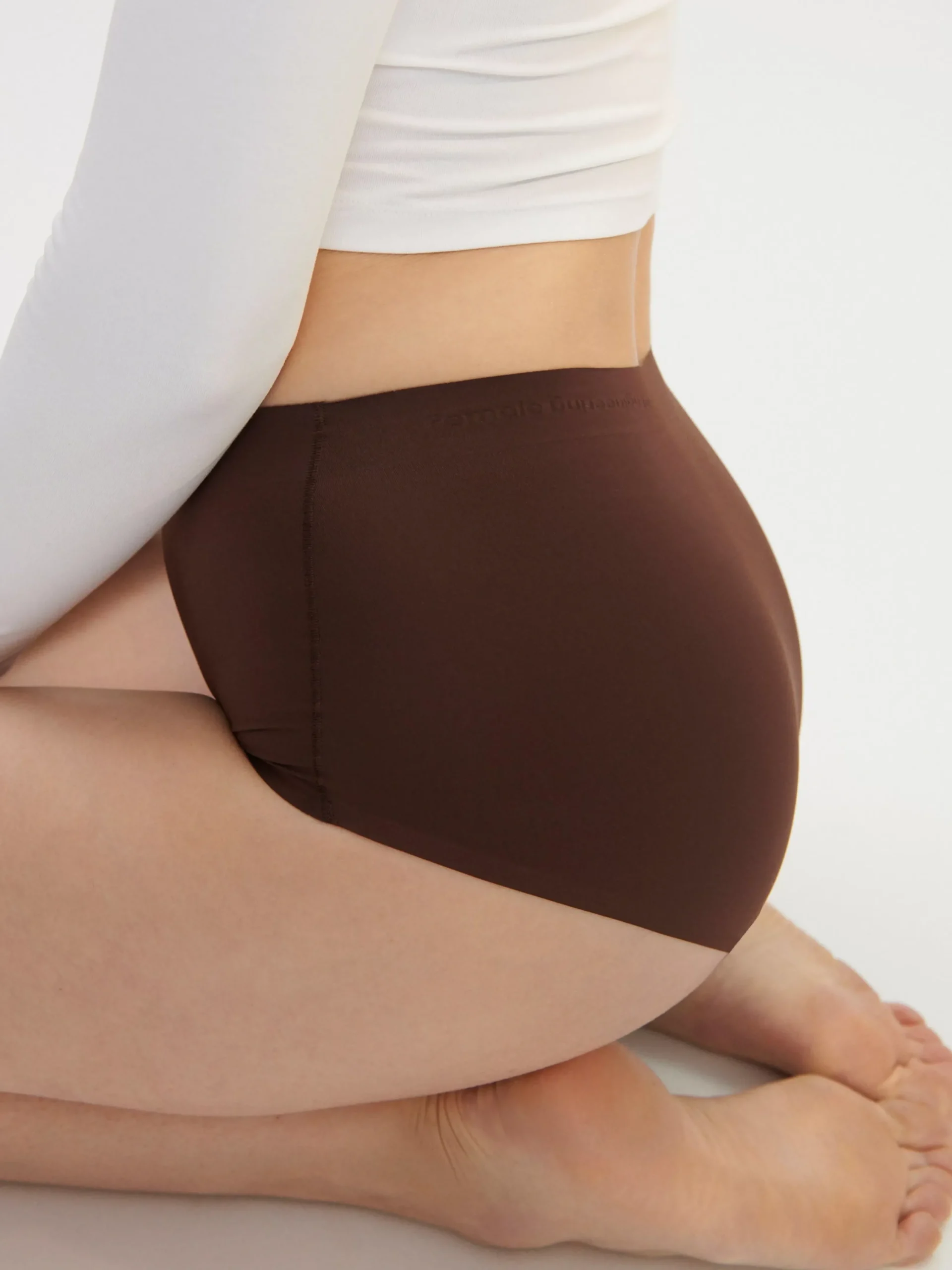 Trosor>Lindex Engineered High Waist – Menstrosa Med Hog Absorption Dk Brown