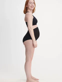 Mammaunderkläder>Lindex Engineered Maternity High Waist Leak Proof – Mammatrosa Med Medel Absorption Black