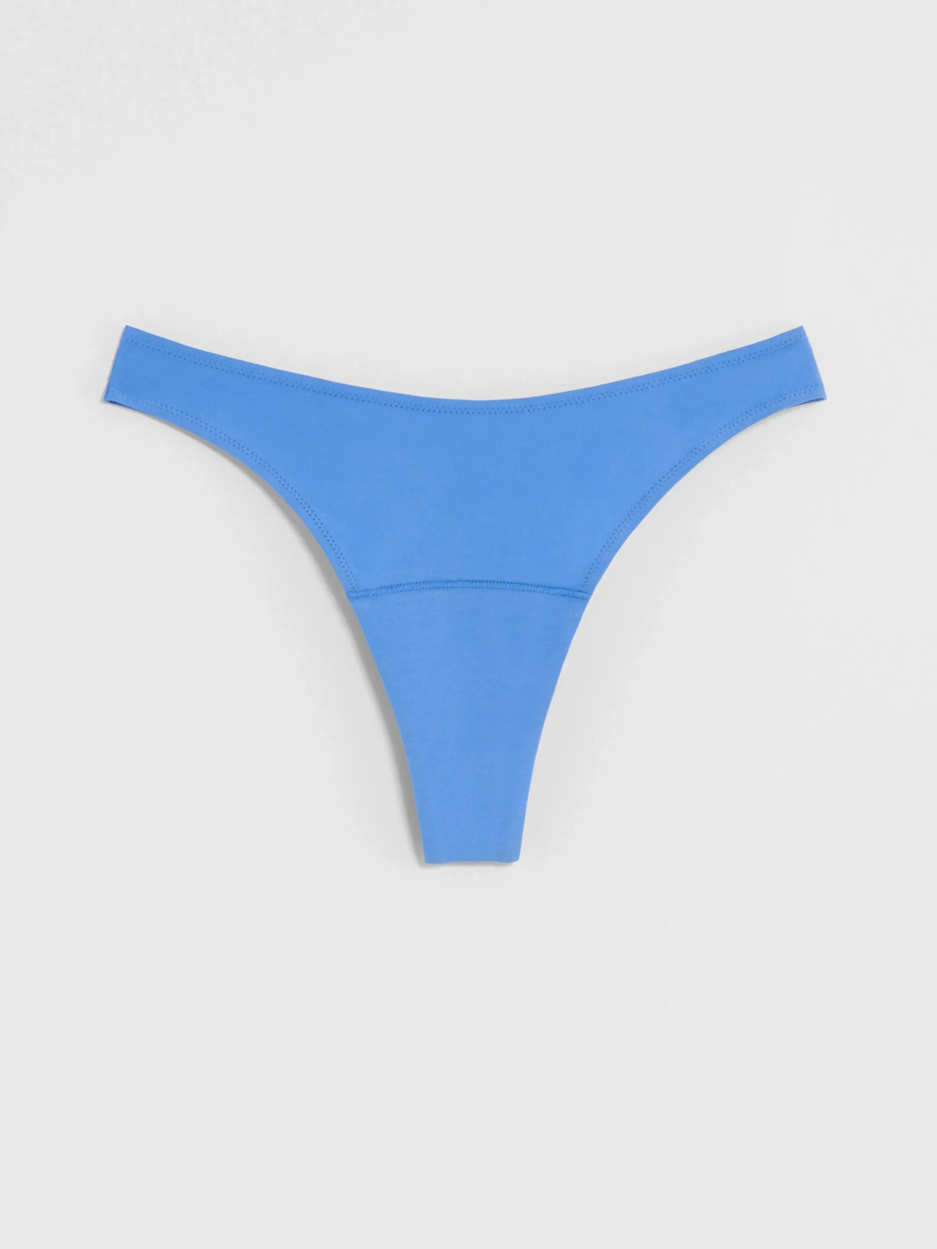 Trosor>Lindex Engineered Thong – Menstrosa Med Latt Absorption Light Dusty Blue