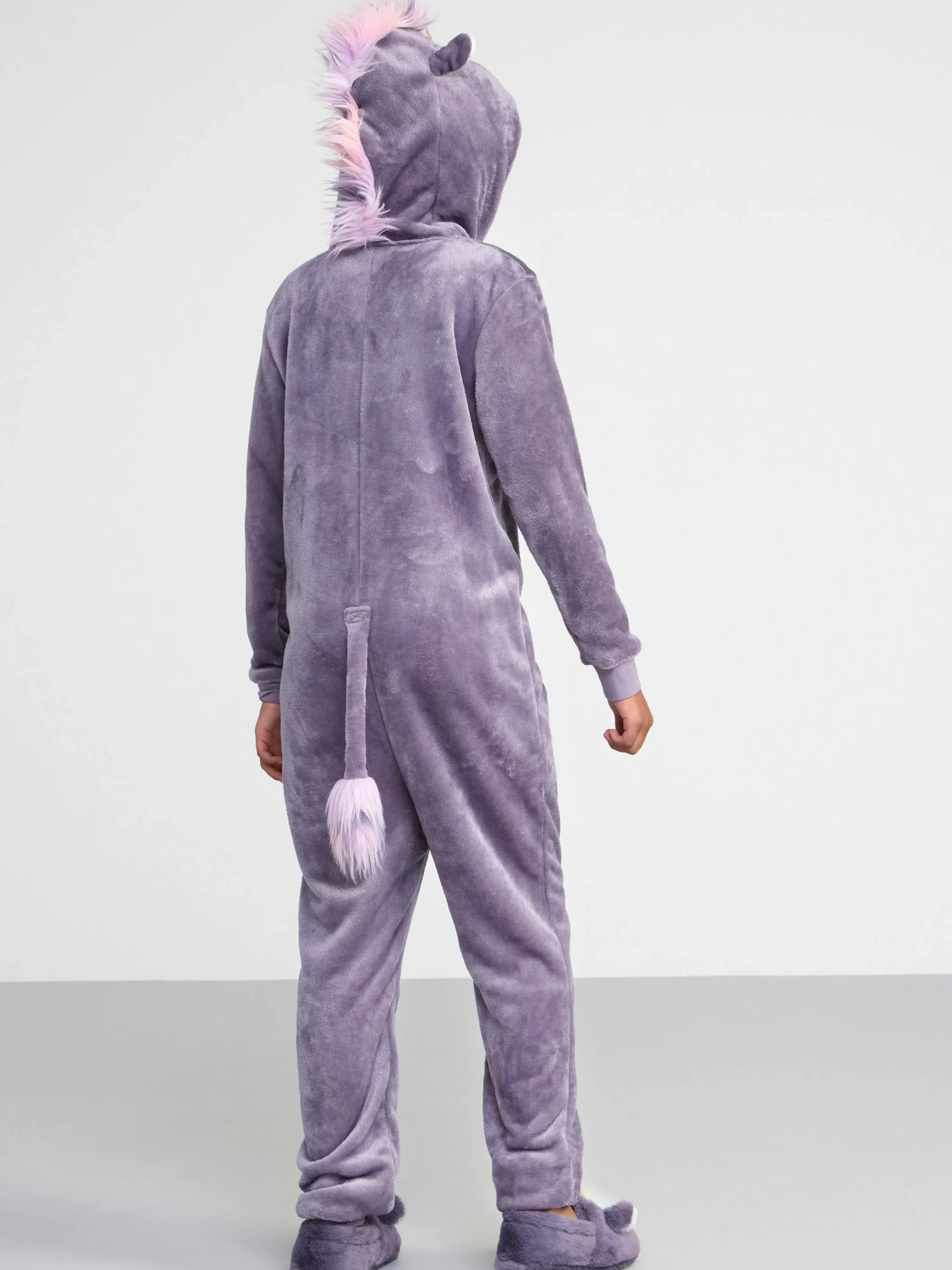 Nattplagg>Lindex Enhorning-Onesie Dk Dusty Lilac