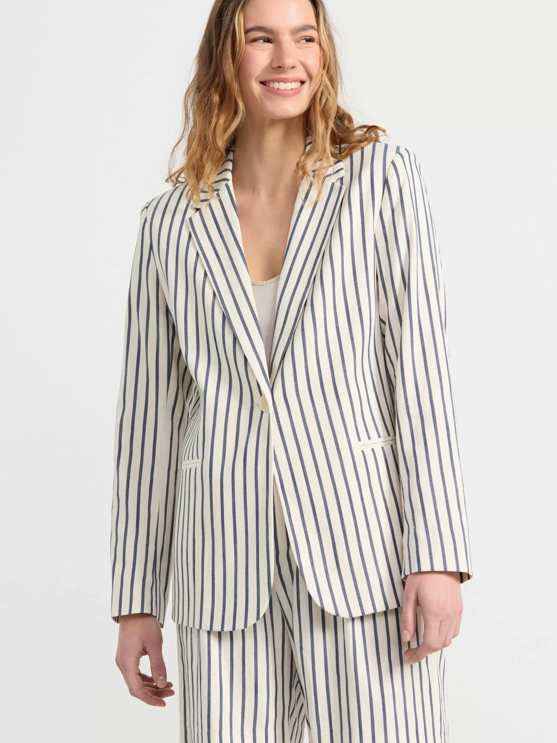 Kavajer>Lindex Enkelknappt Kavaj Off White