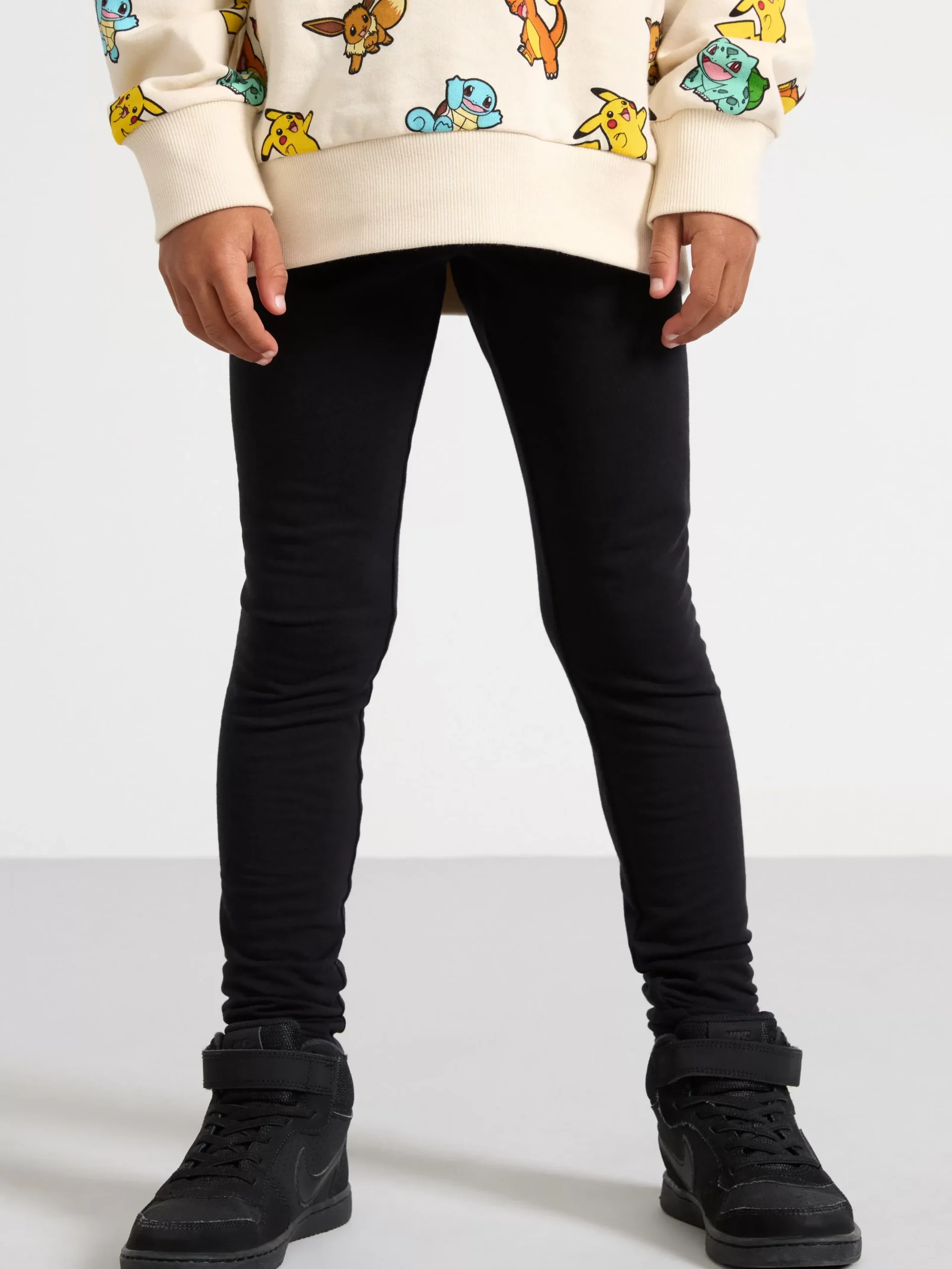 Byxor & Leggings>Lindex Extra Slitstarka Leggings Med Borstad Insida Black