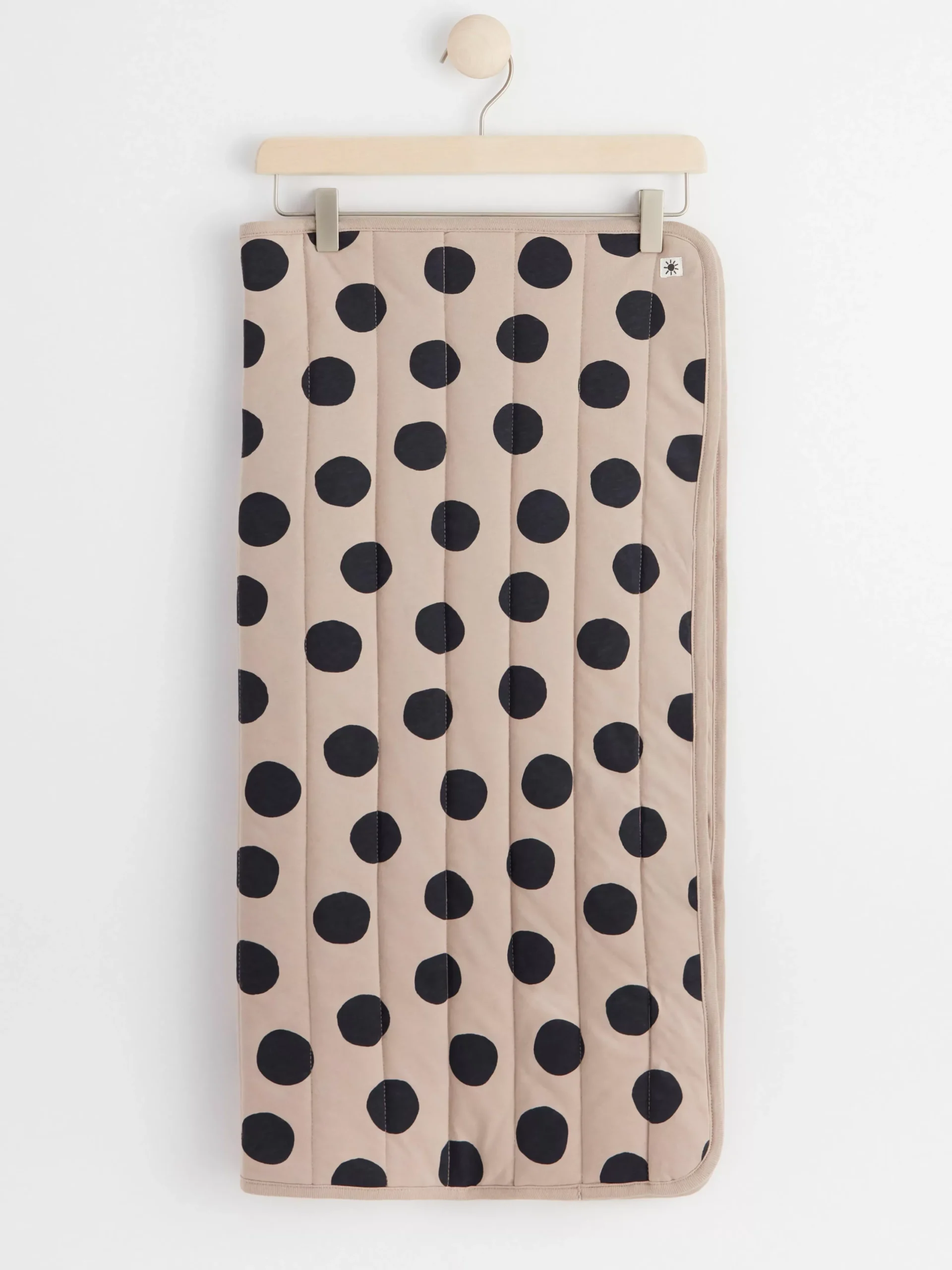 Nyfodd>Lindex Filt Med Prickigt Monster Beige