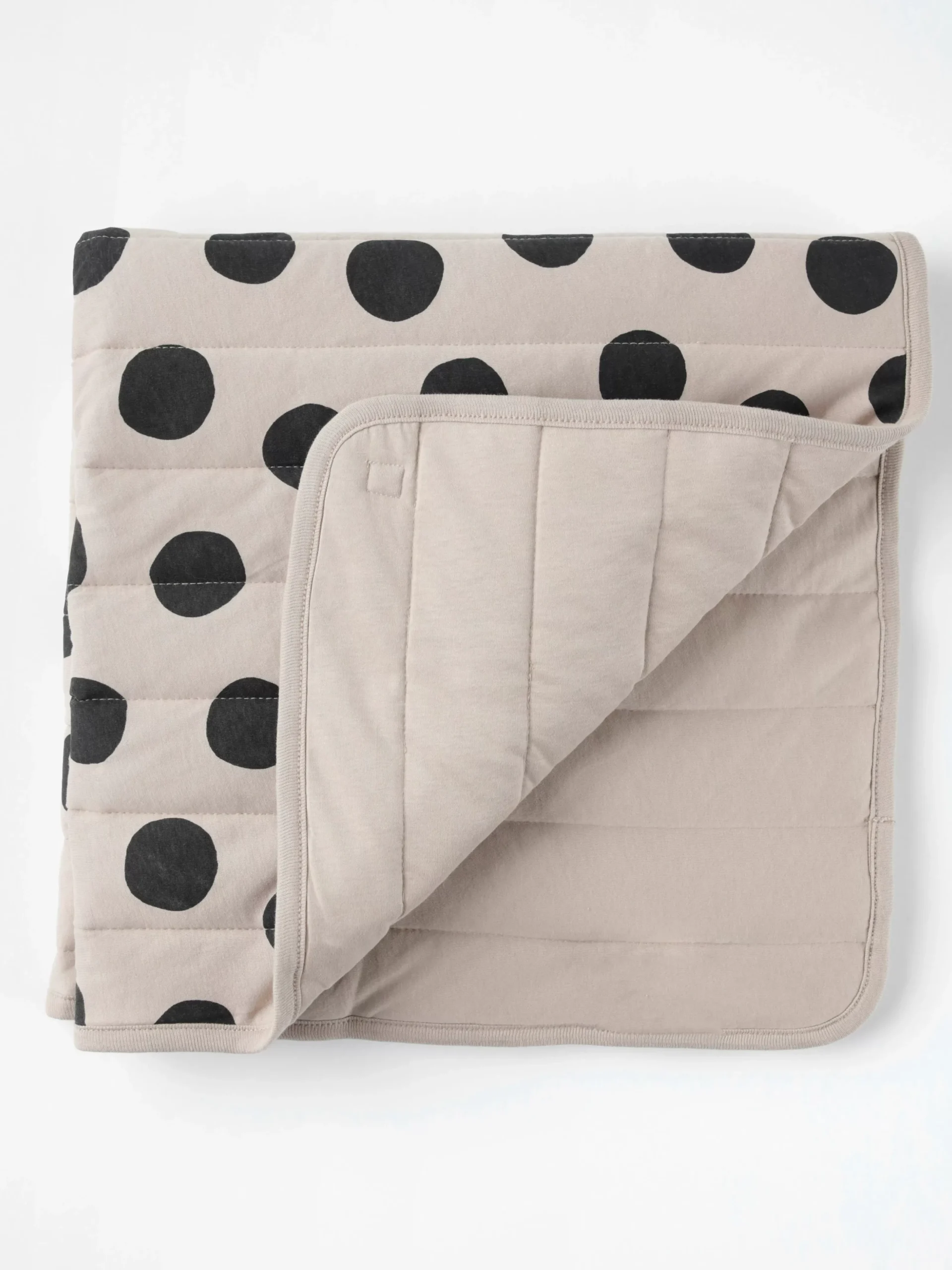 Nyfodd>Lindex Filt Med Prickigt Monster Beige