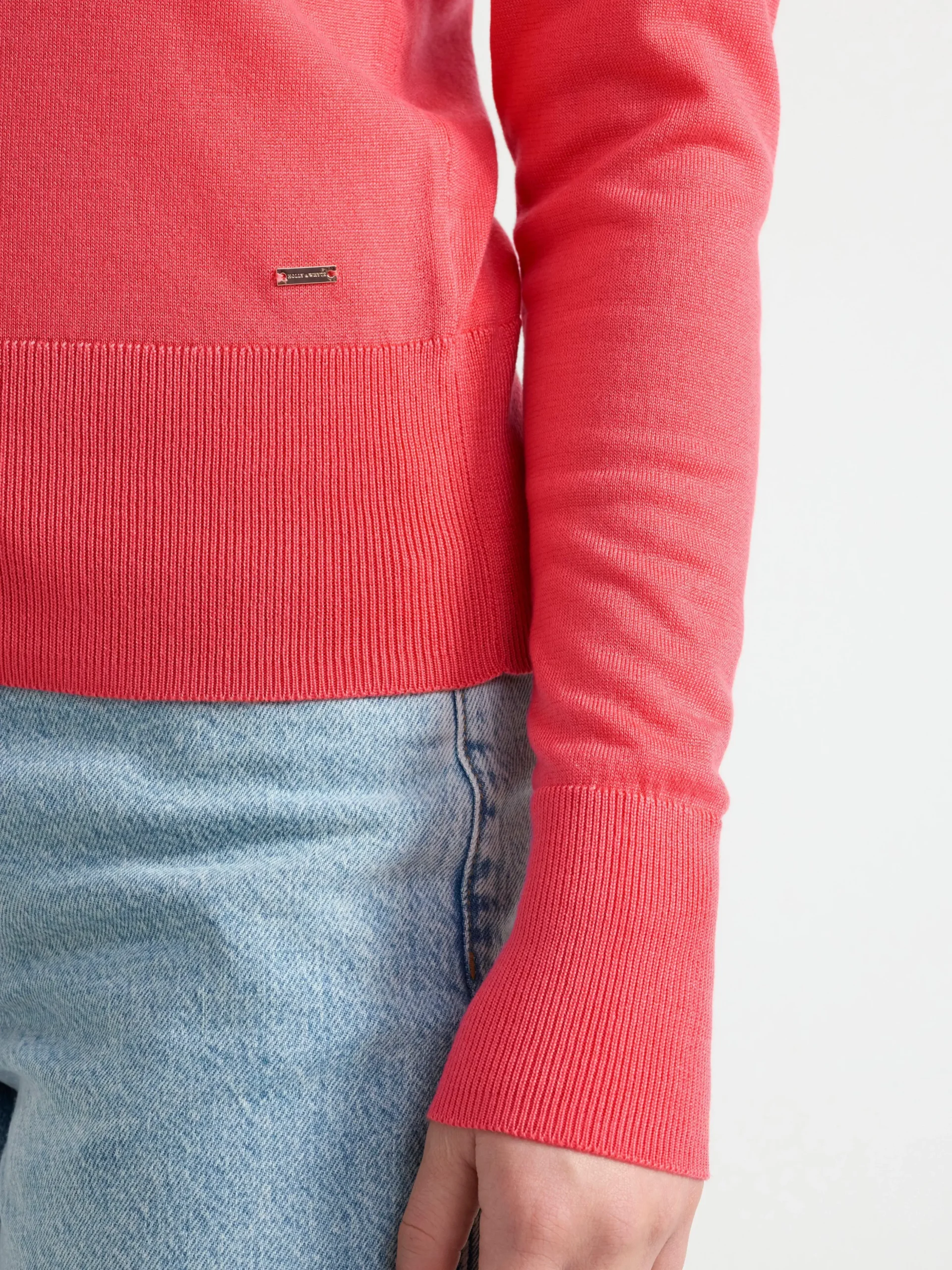 Tröjor & Cardigans>Lindex Finstickad Cardigan Dark Pink