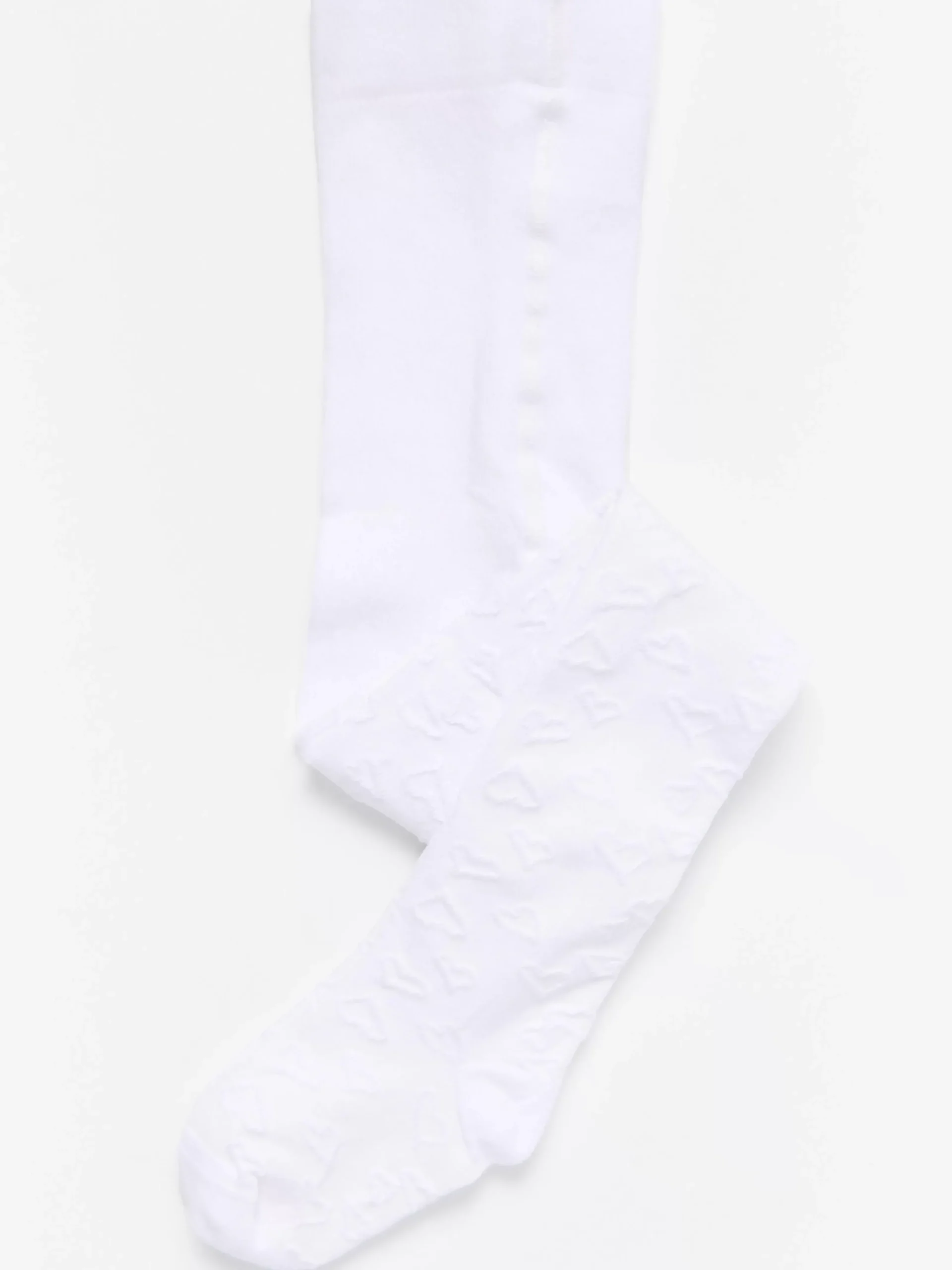 Underkläder>Lindex Finstickad Strumpbyxa Med Hjartan White