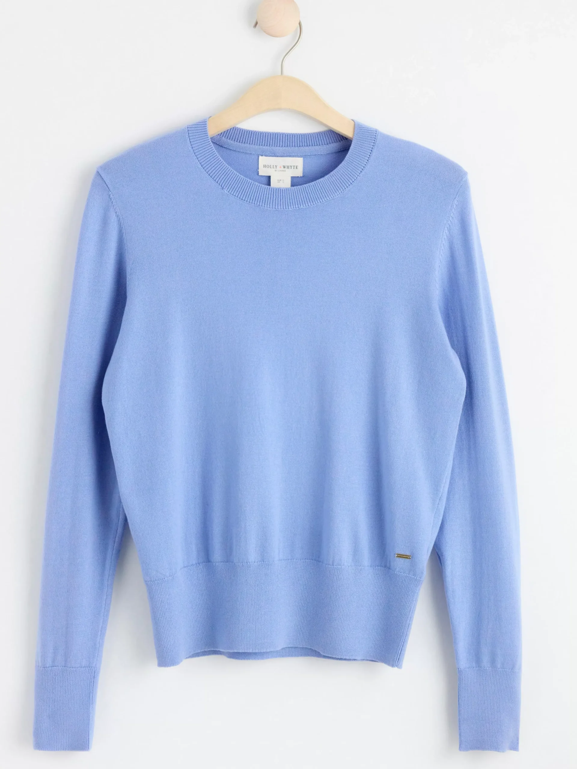 Tröjor & Cardigans>Lindex Finstickad Troja Light Blue