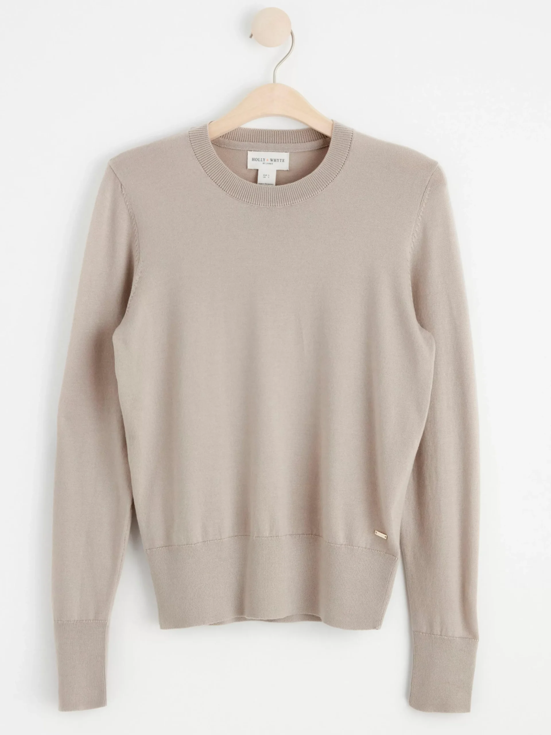 Tröjor & Cardigans>Lindex Finstickad Troja Light Grey