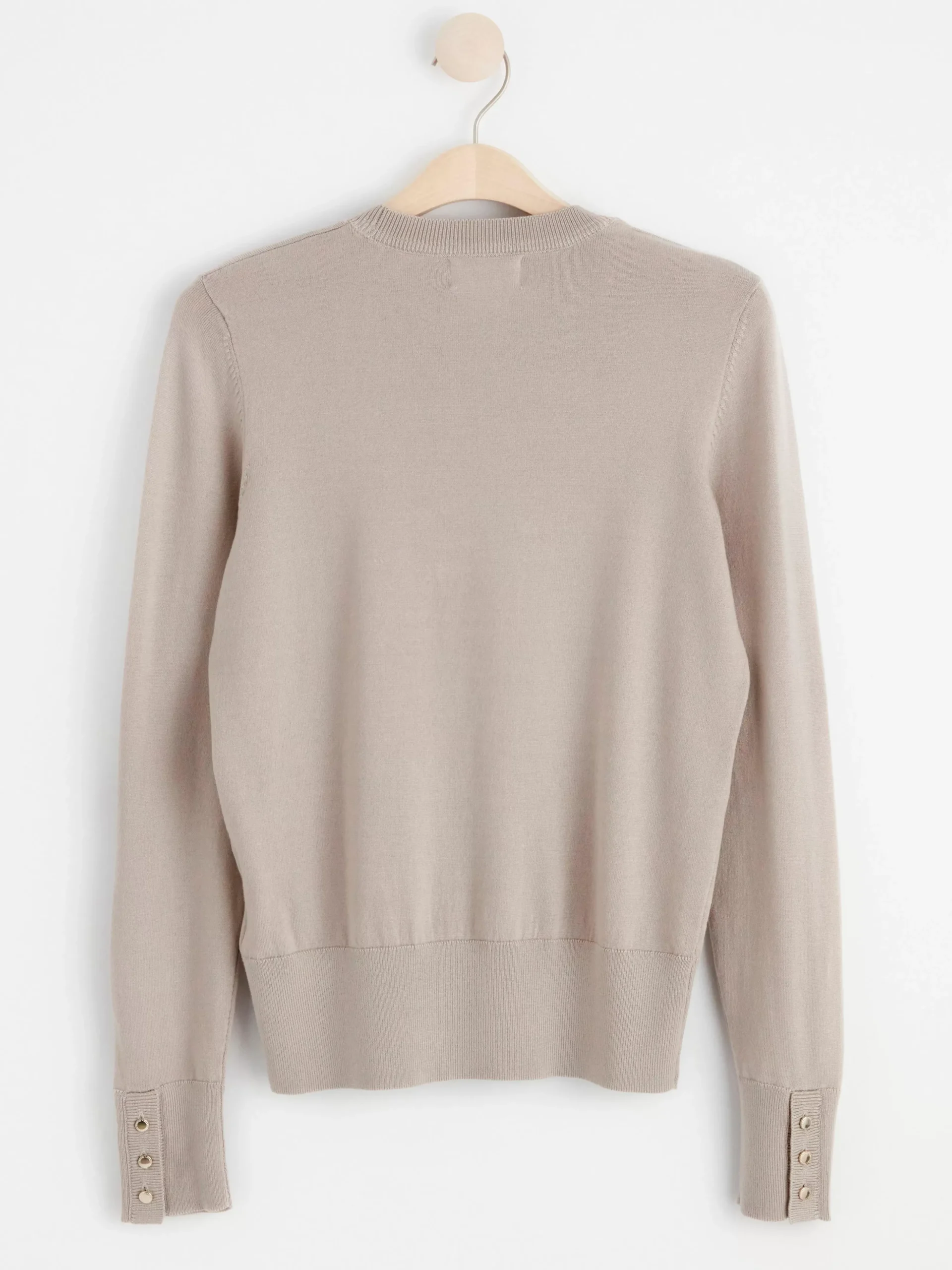 Tröjor & Cardigans>Lindex Finstickad Troja Light Grey