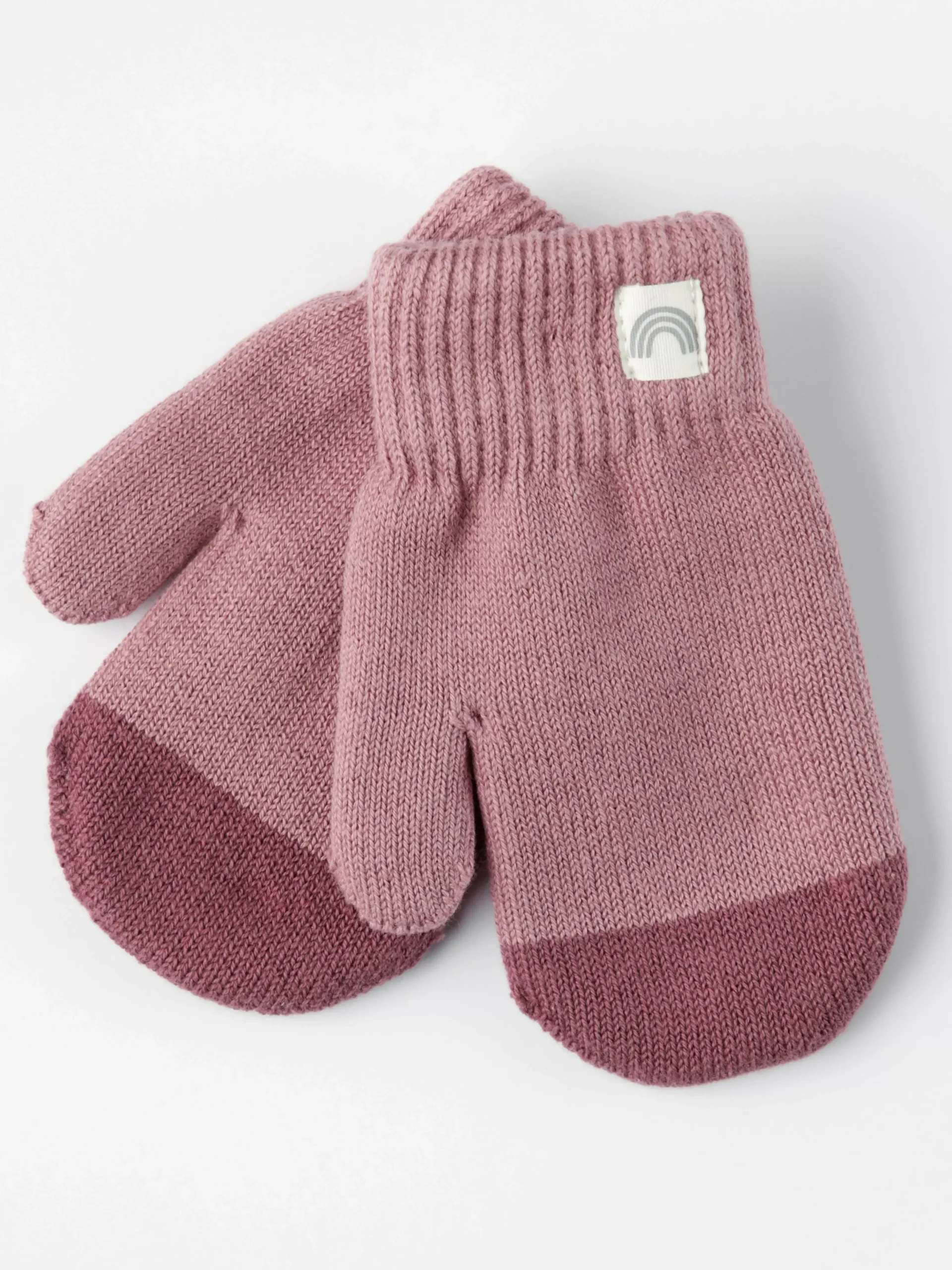 Accessoarer>Lindex Finstickad Vante Med Dubbla Lager Dusty Pink