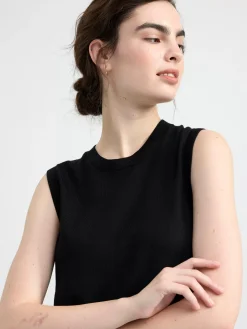 Stickat>Lindex Finstickad Vast Black