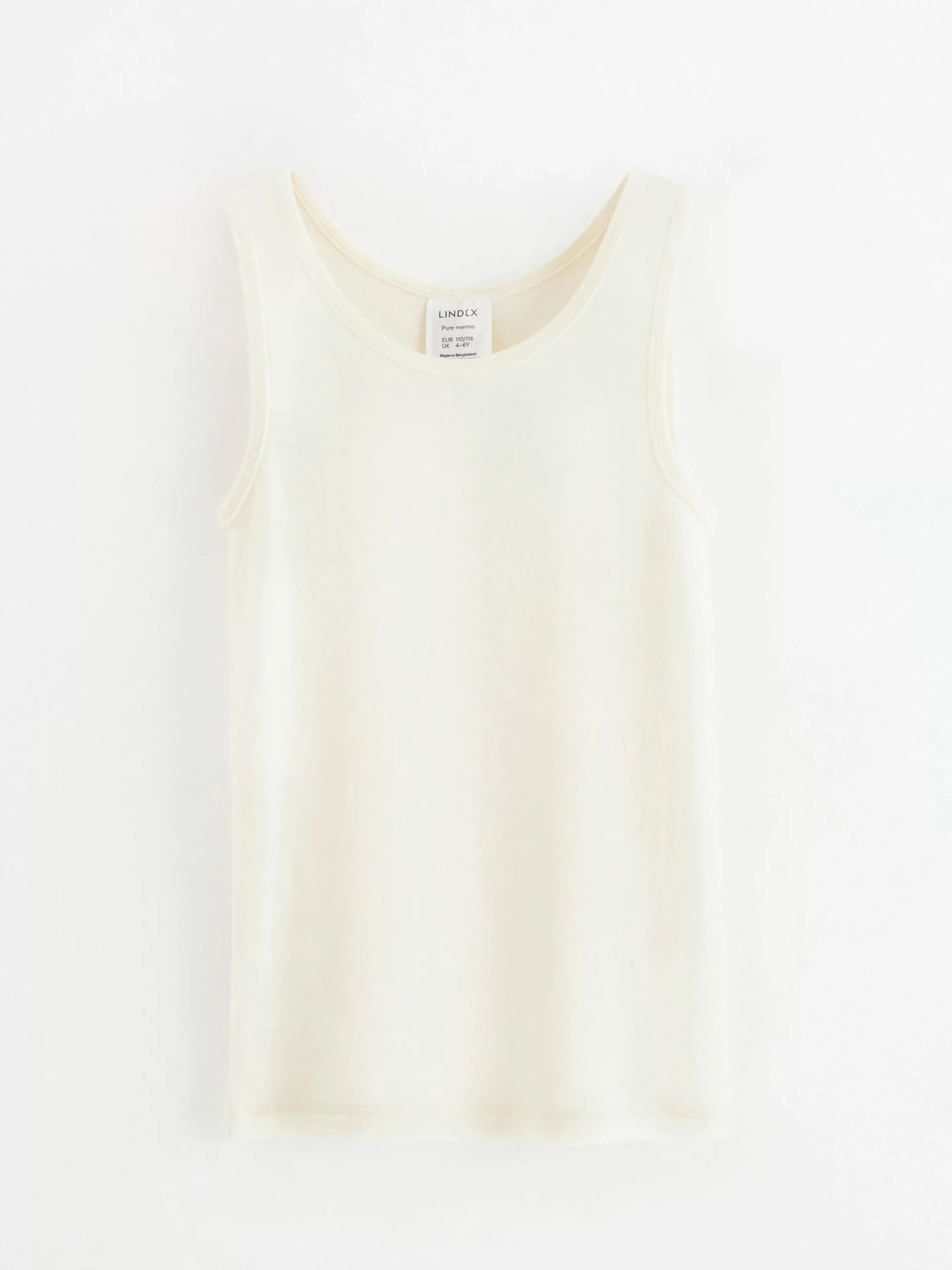 Toppar & T-Shirts>Lindex Fix Linne I Merinoull Off White