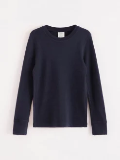 Ytterkläder>Lindex Fix Topp I Merinoull Navy