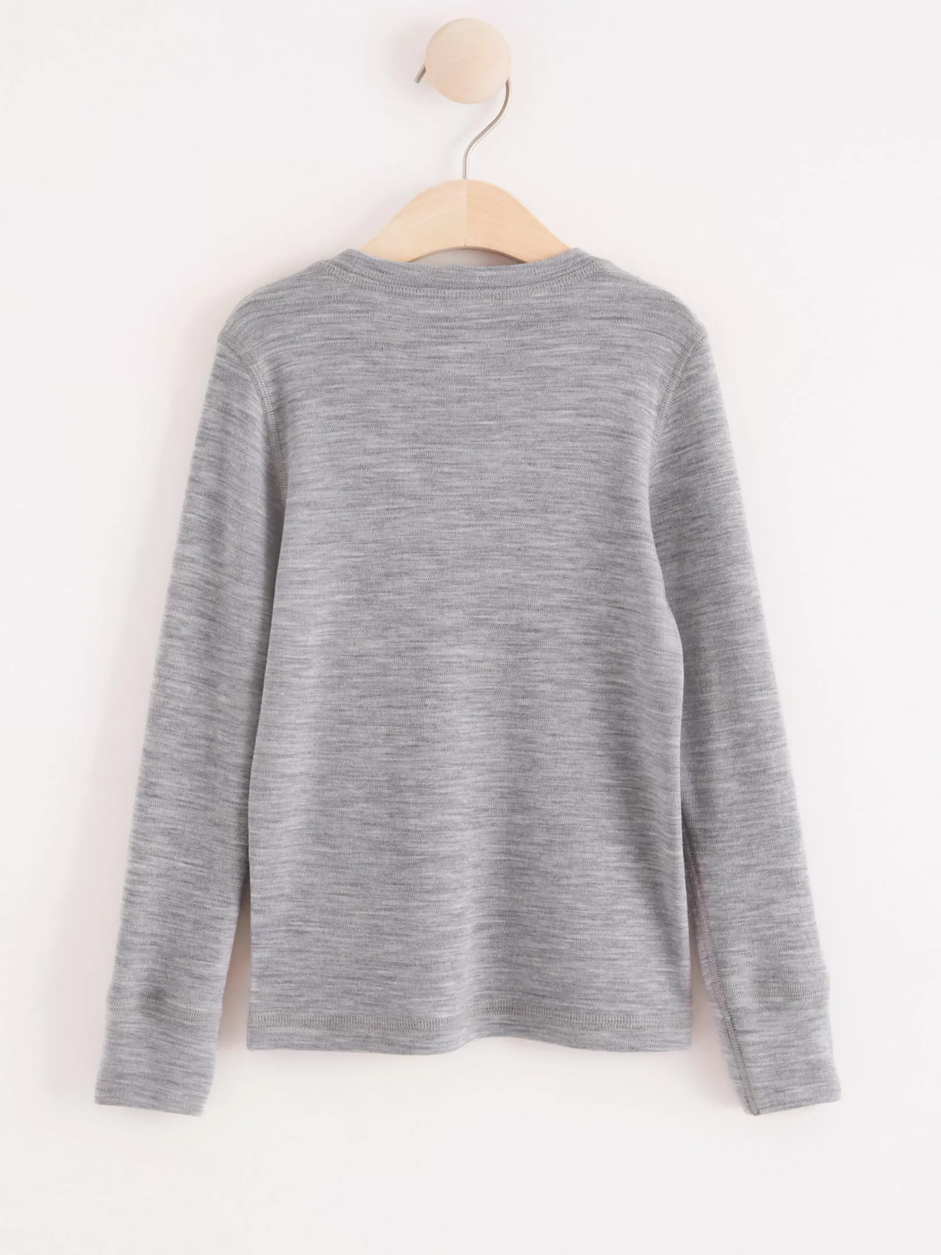 Ytterkläder>Lindex Fix Topp I Merinoull Grey Melange