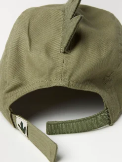 Accessoarer>Lindex Flat Peak Keps Med Dinosaurietaggar Dusty Green