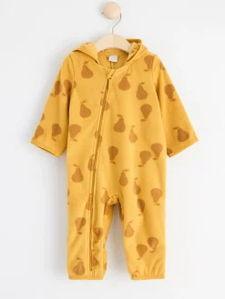 Ytterkläder>Lindex Fleeceoverall Dusty Yellow