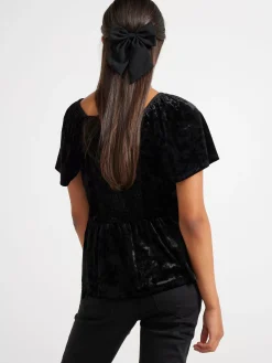 Jeans>Lindex Freja Jeans Med Utsvangt Ben, Superstretch Och Normalhog Midja Black