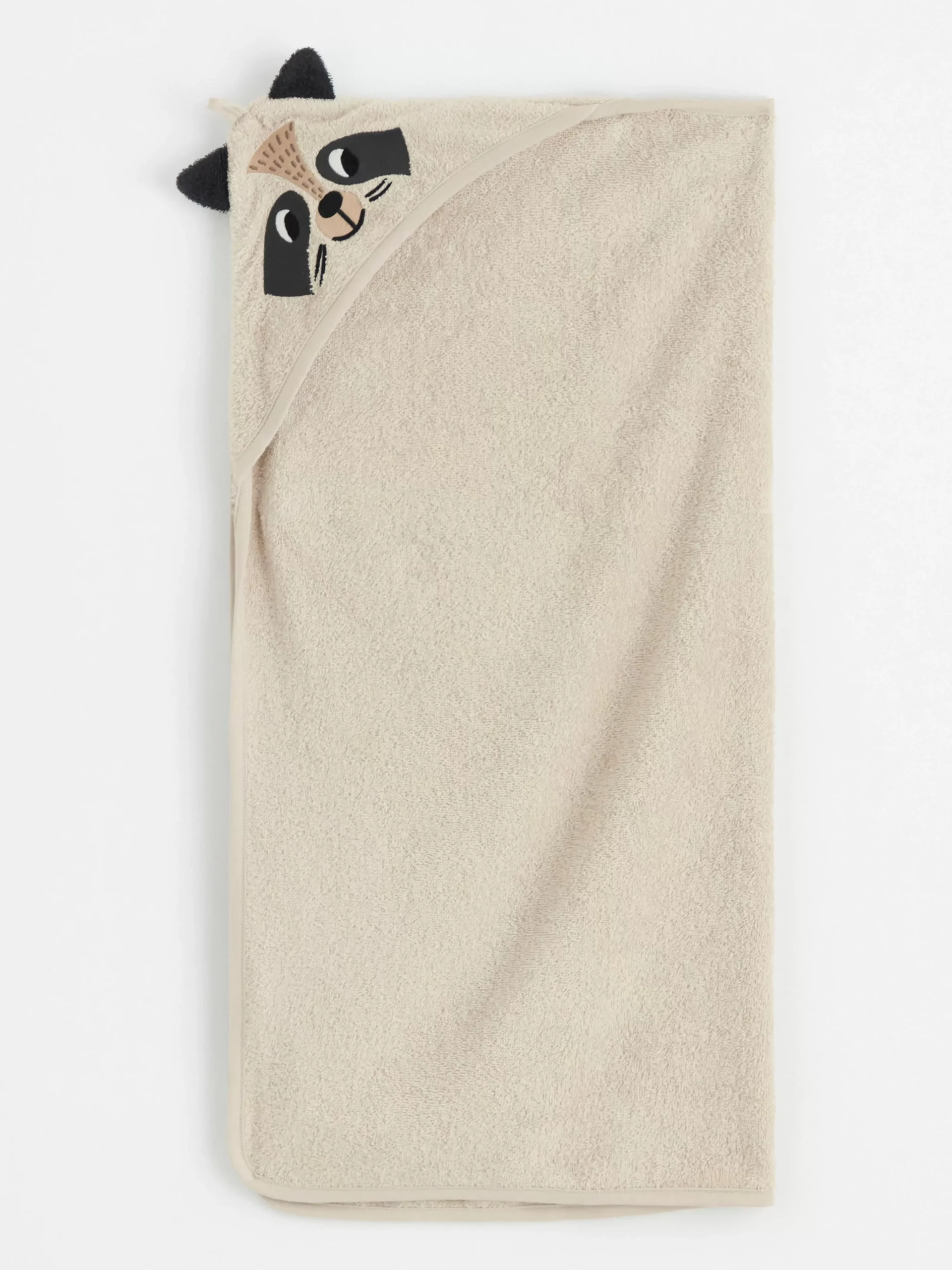 Nyfodd>Lindex Frottebadhandduk Med Tvattbjornshuva Light Beige