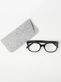 Accessoarer>Lindex Fyrkantiga Lasglasogon Black