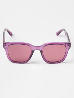 Accessoarer>Lindex Fyrkantiga Solglasogon Dam Lilac