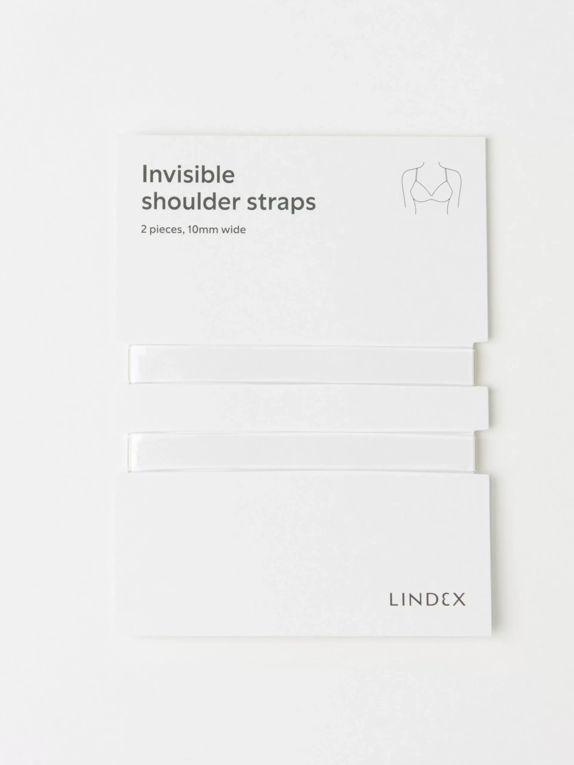 Accessoarer>Lindex Genomskinliga Bh-Band Transparent