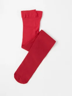 Underkläder>Lindex Glittrig Strumpbyxa Dk Red